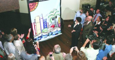 The unveiling of the book fair's official poster.
