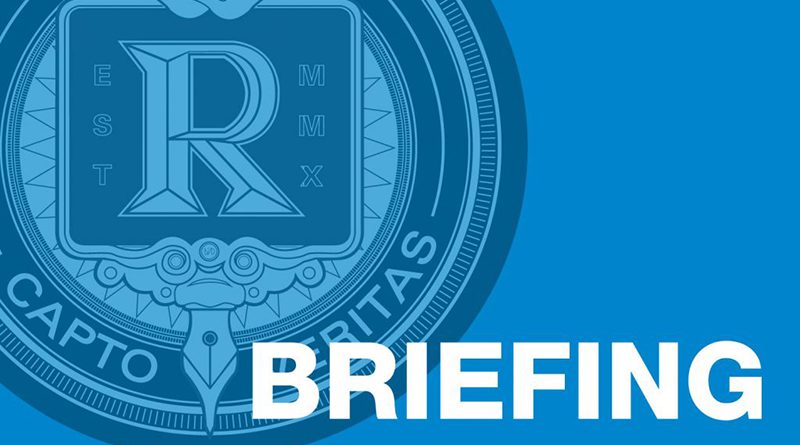Image with the word "Briefing" and The Reporter Logo