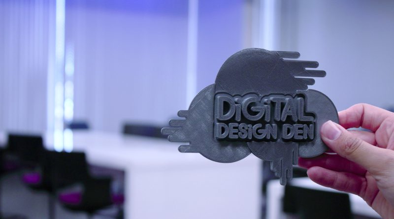 Logo for the Digital Design Den.