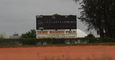 The baseball field at North campus.