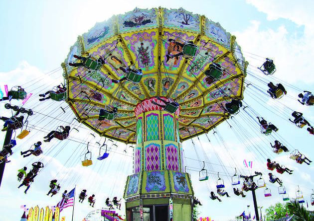 At the fair.