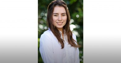 Photo of Katherine Wallace-Fernandez, reporter of the year.