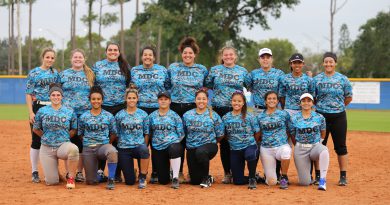 The new Lady Sharks softball team.