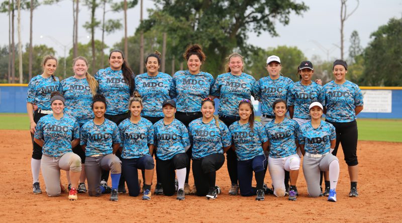 The new Lady Sharks softball team.