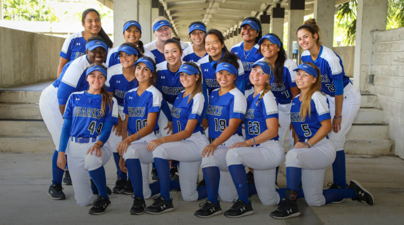 Lady Sharks softball team