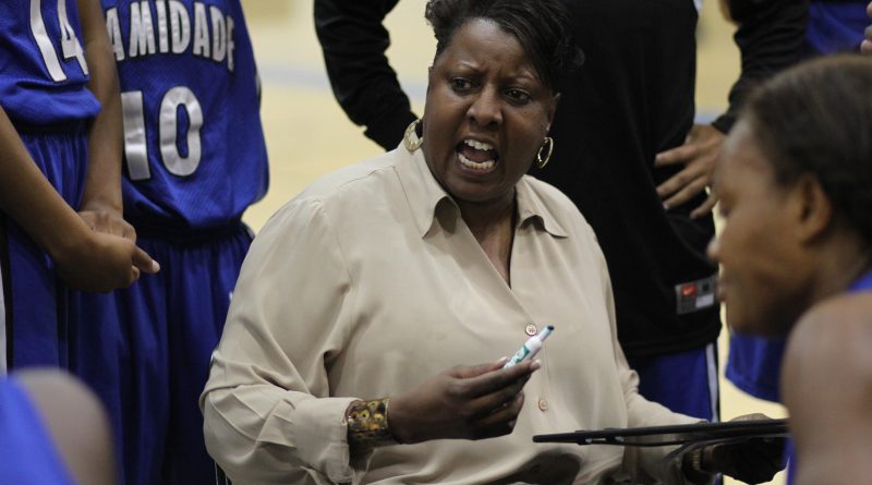 Susan Summons during a game.